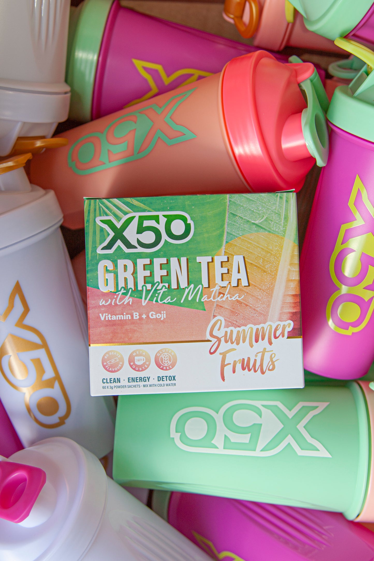 X50 Summer Fruits Green Tea with Vita Matcha
