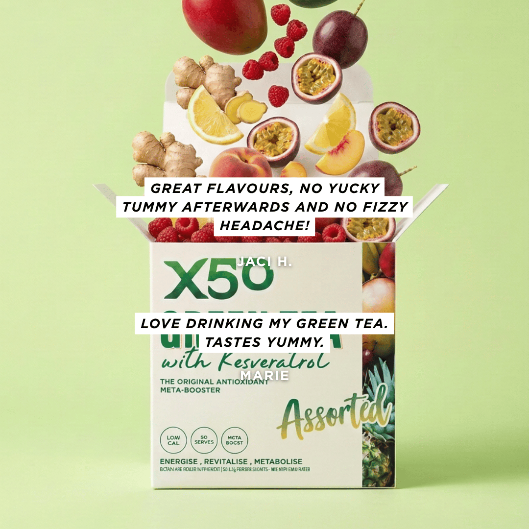 Assorted Green Tea X50 Resveratrol Customer Reviews
