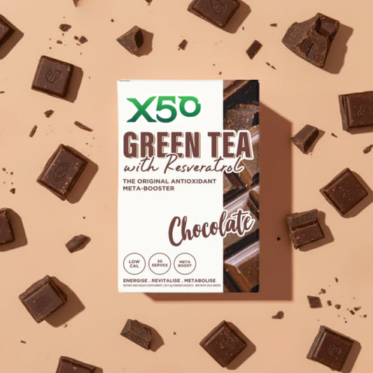 Chocolate Green Tea X50 Resveratrol 60 Serves