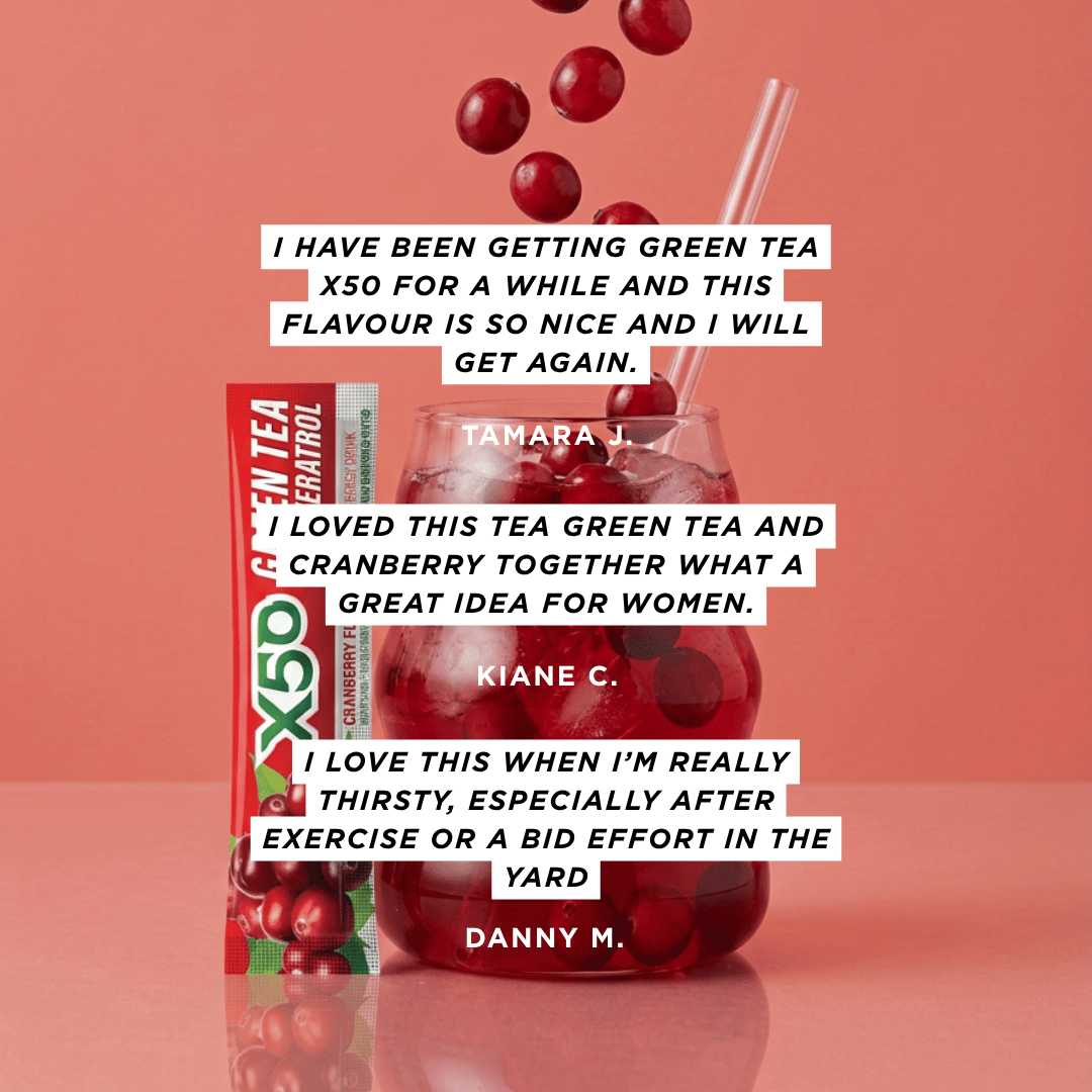 Cranberry Green Tea X50 Resveratrol Customer Reviews