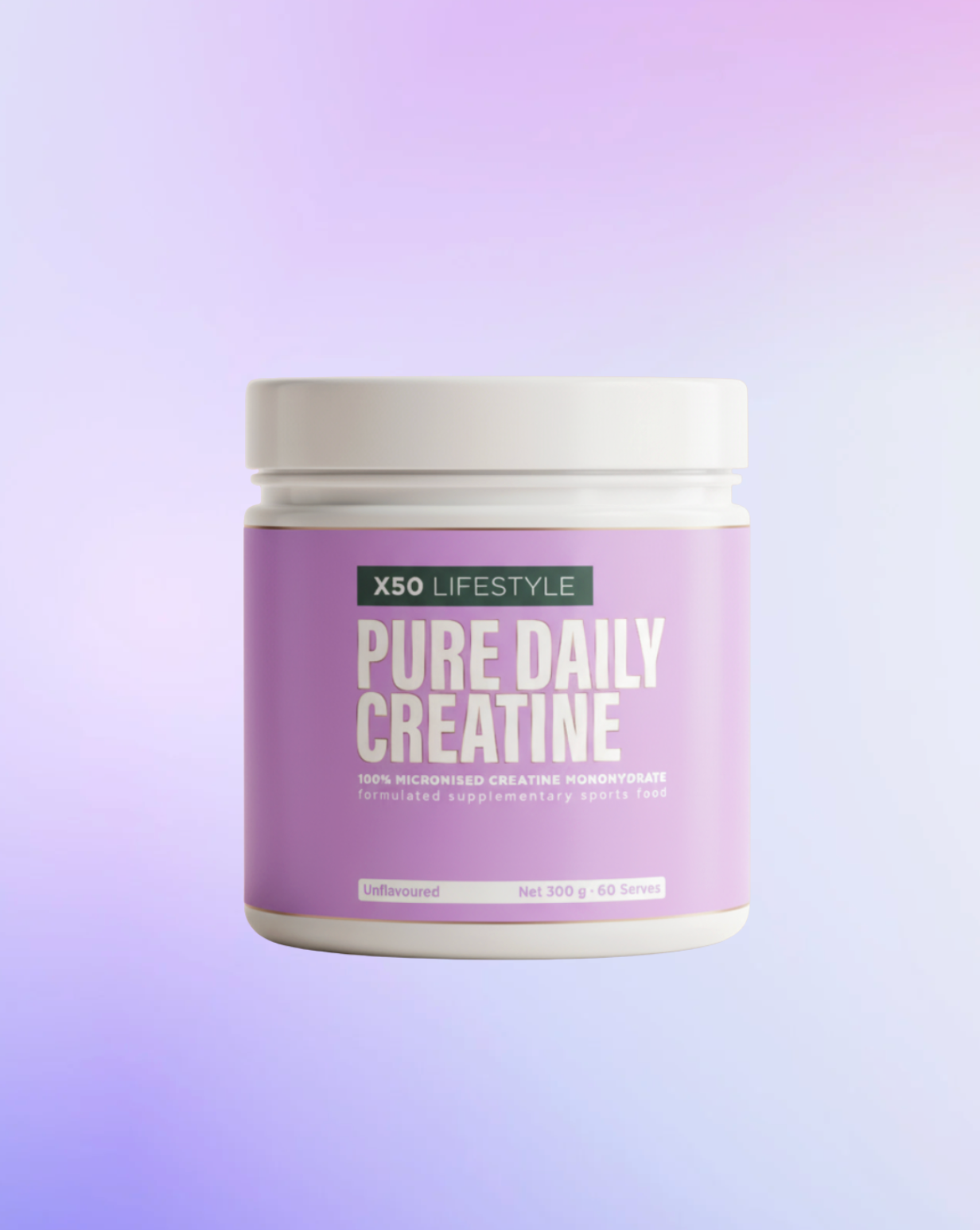 Unflavoured X50 Pure Daily Creatine