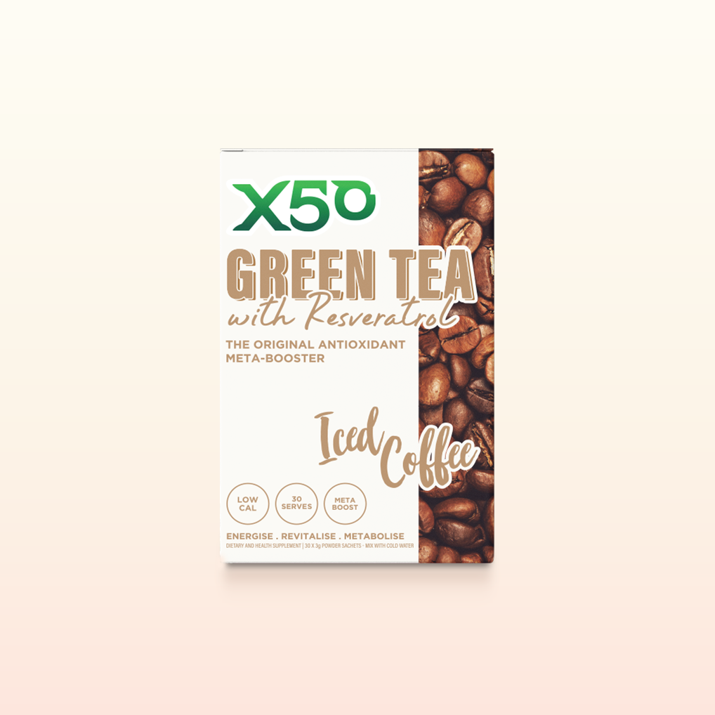 X50 Iced Coffee Green Tea with Resveratrol