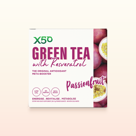X50 Passionfruit Green Tea with Resveratrol