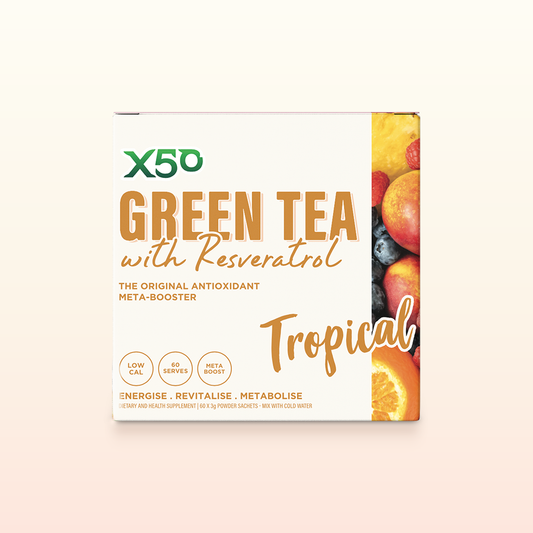 X50 Tropical Green Tea with Resveratrol