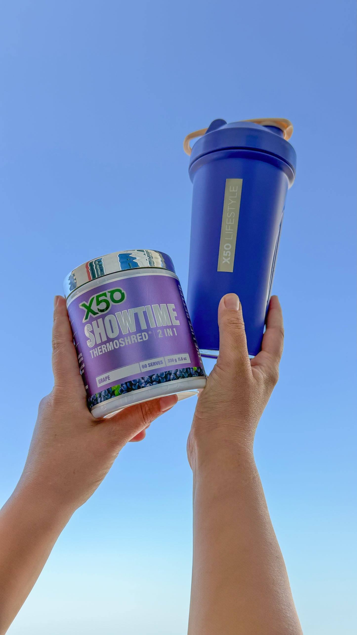 Lilac and Peach X50 Shaker - Free Gift