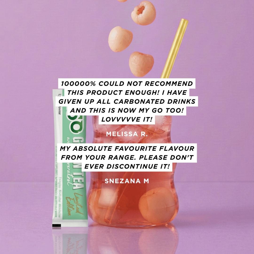 Lychee Green Tea X50 Resveratrol Customer Reviews