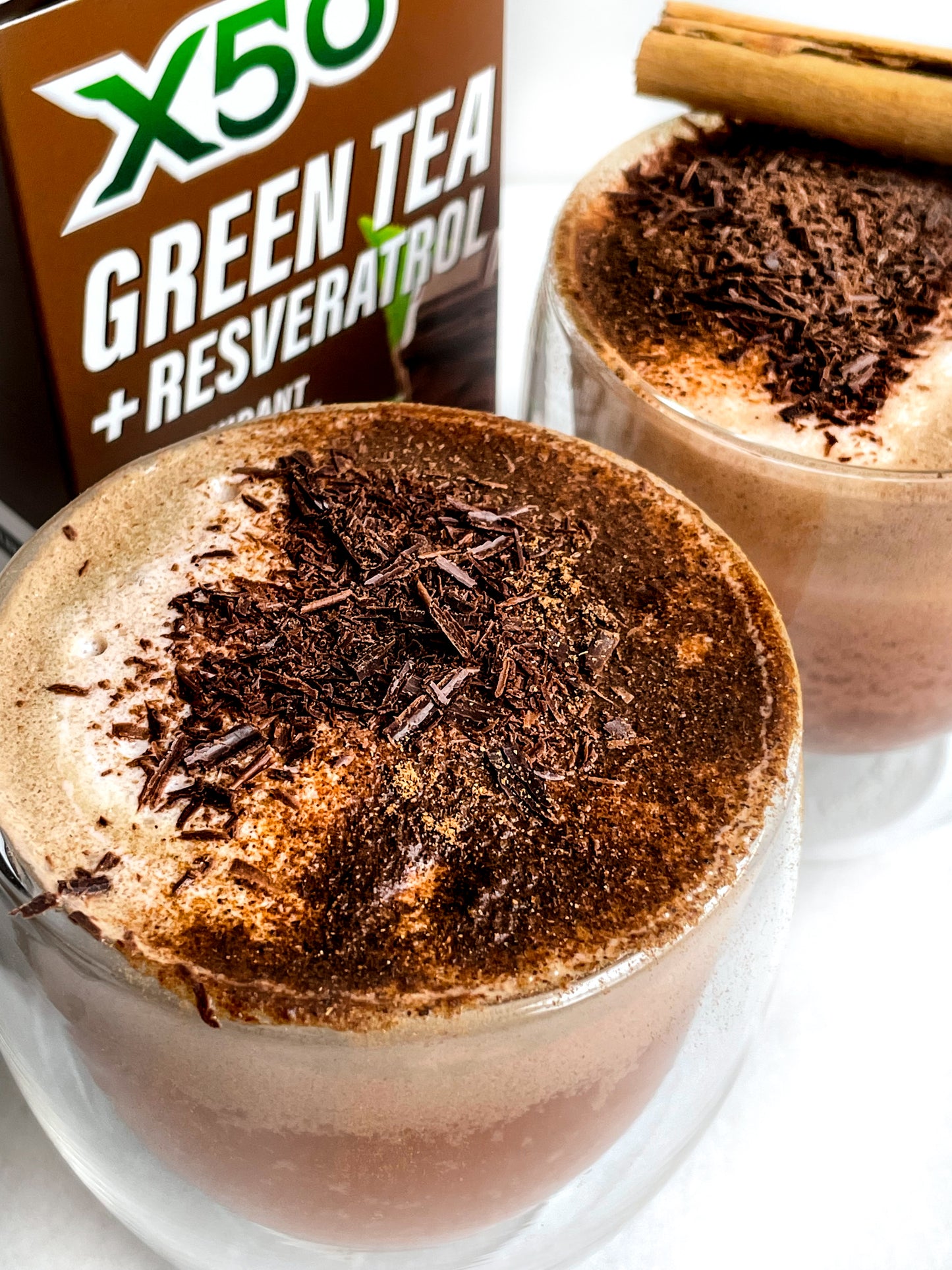 Chocolate flavor X50 Green Tea with Resveratrol