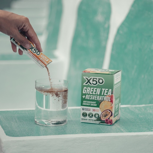 X50 Green Tea + Resveratrol