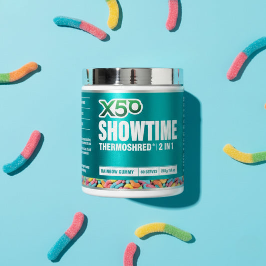 X50 Showtime Thermoshred Rainbow Gummy