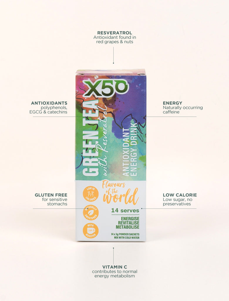 Flavours Of The World Green Tea X50 - Variety Pack