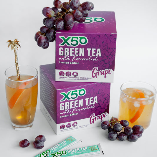 Grape Green Tea X50 with Resveratrol