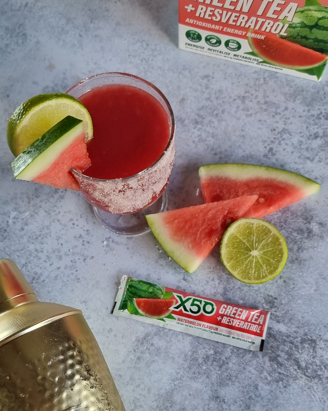 Watermelon Margarita Mocktail