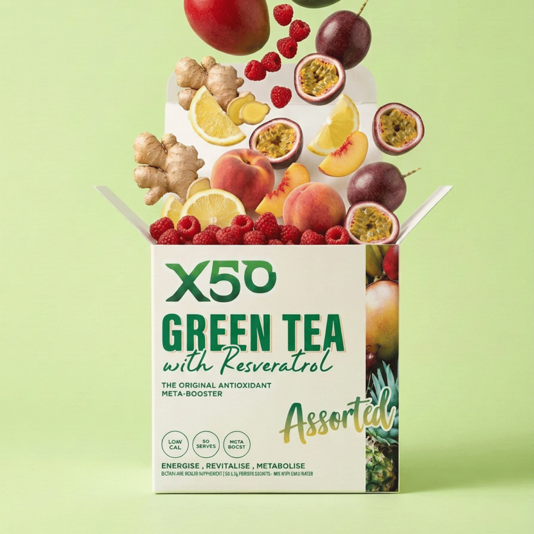 Assorted Green Tea X50 Resveratrol