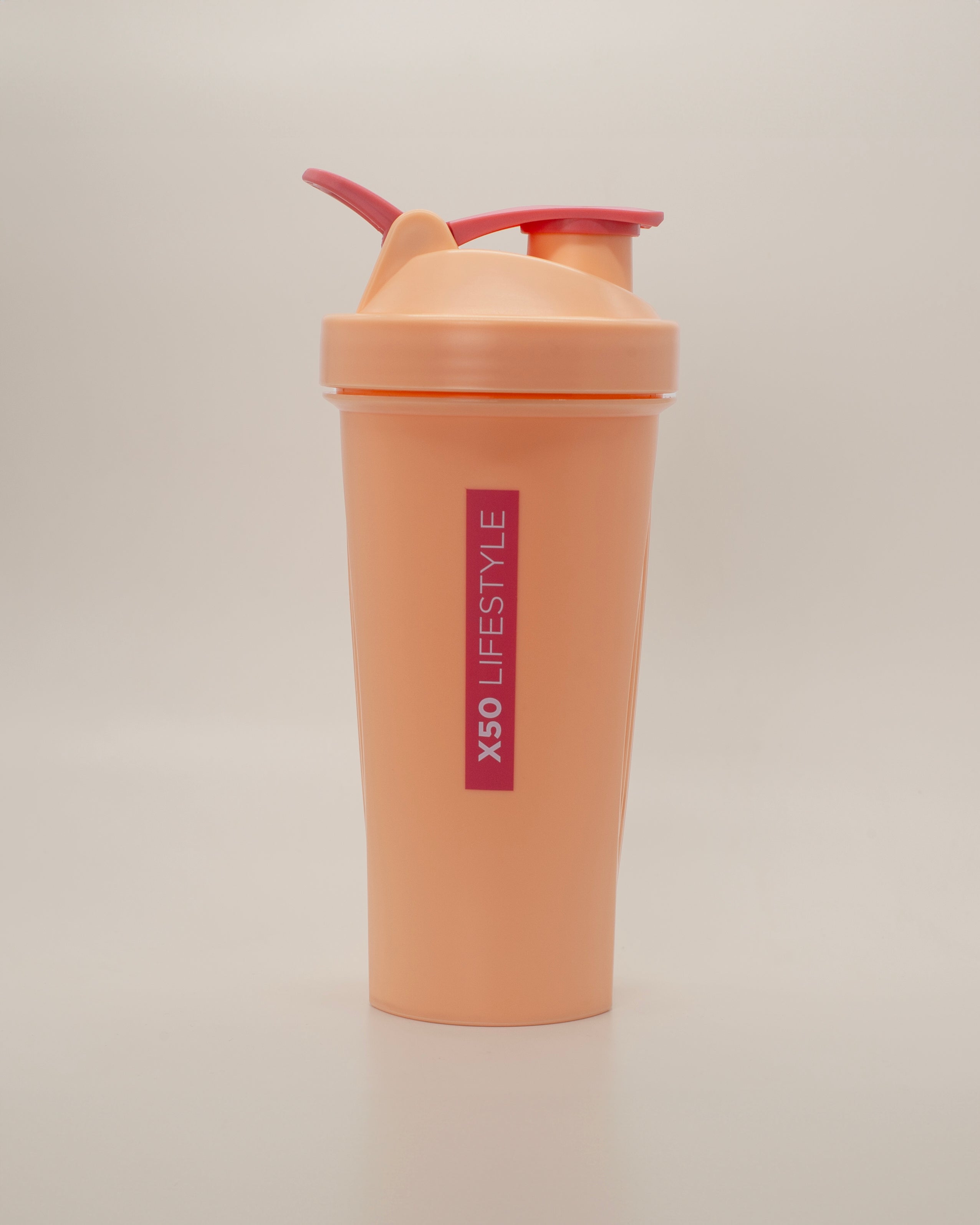 Peach and Red X50 Shaker