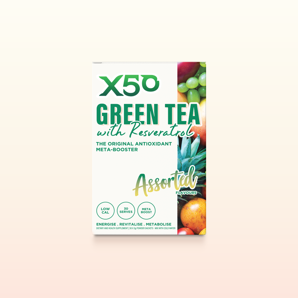 Assorted Flavours X50 Green Tea with Resveratrol