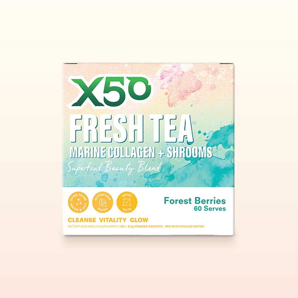 X50 Fresh Tea Marine Collagen + Shrooms