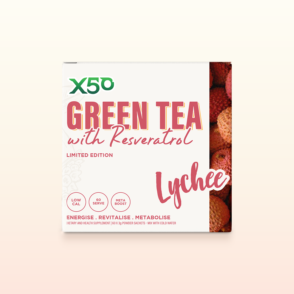 Lychee Green Tea X50