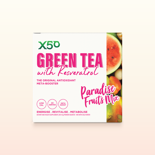 Paradise Fruits Mix Green Tea X50