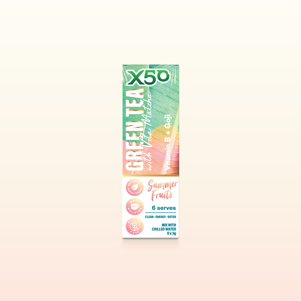 X50 Summer Fruits Green Tea with Vita Matcha 6 Serve