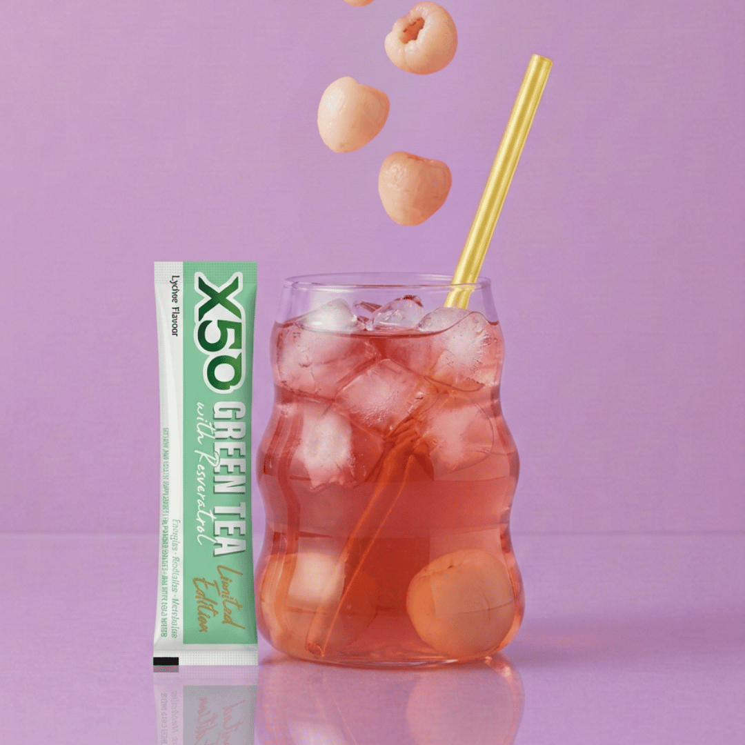 Lychee Green Tea X50 Resveratrol