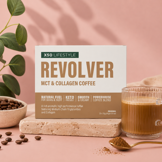 Original X50 Revolver MCT & Collagen Coffee (20 serve)