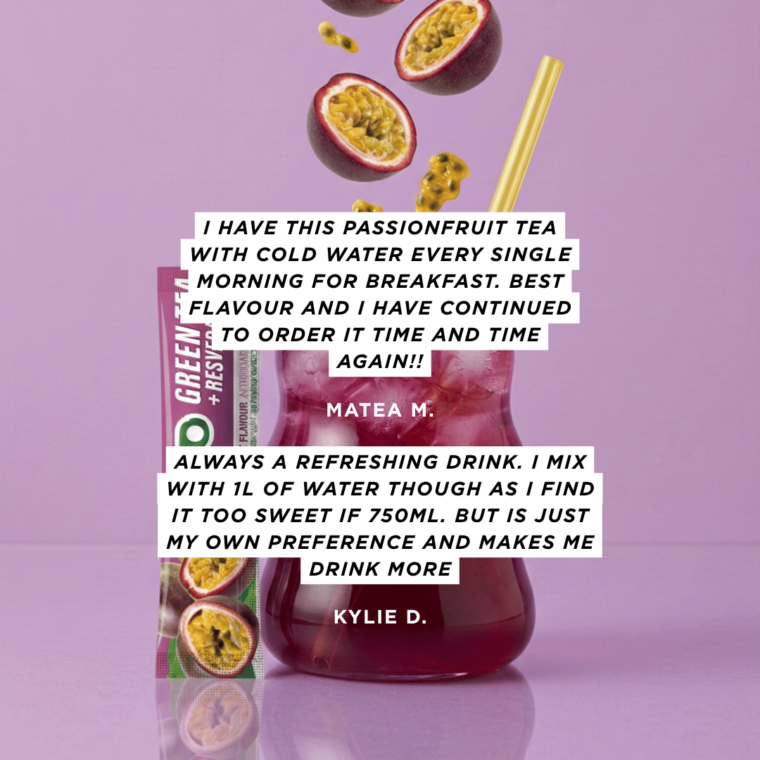 Passionfruit Green Tea X50 Resveratrol Customer Reviews