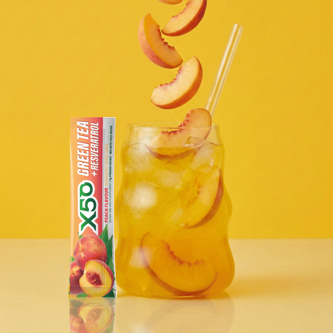 Peach Green Tea X50 Resveratrol