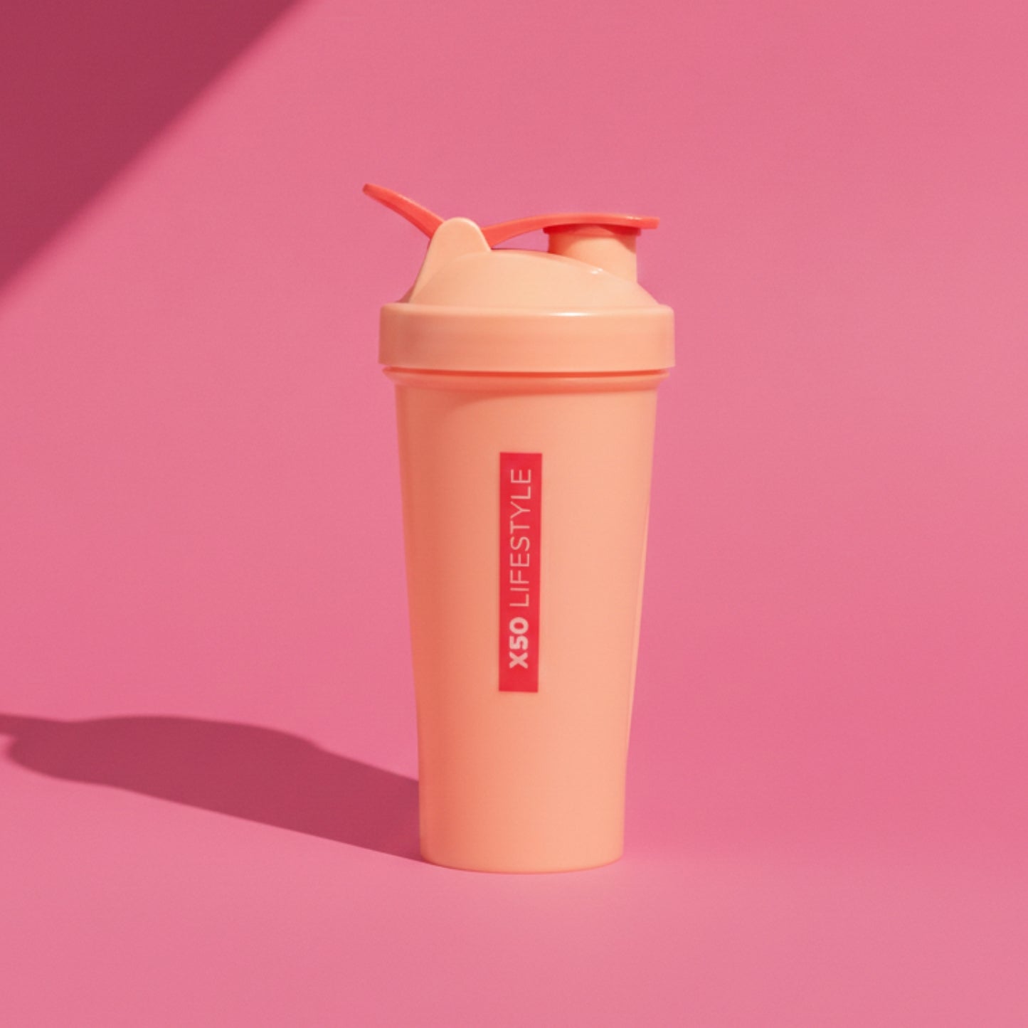 Peach and Red X50 Shaker