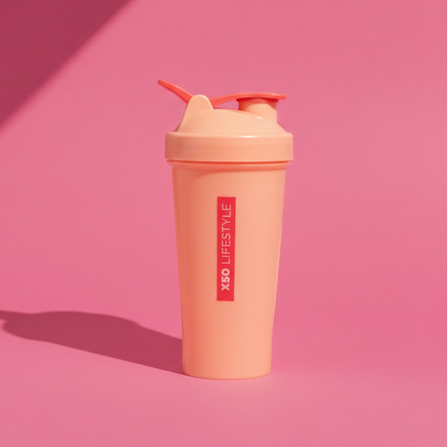 Peach and Red X50 Shaker