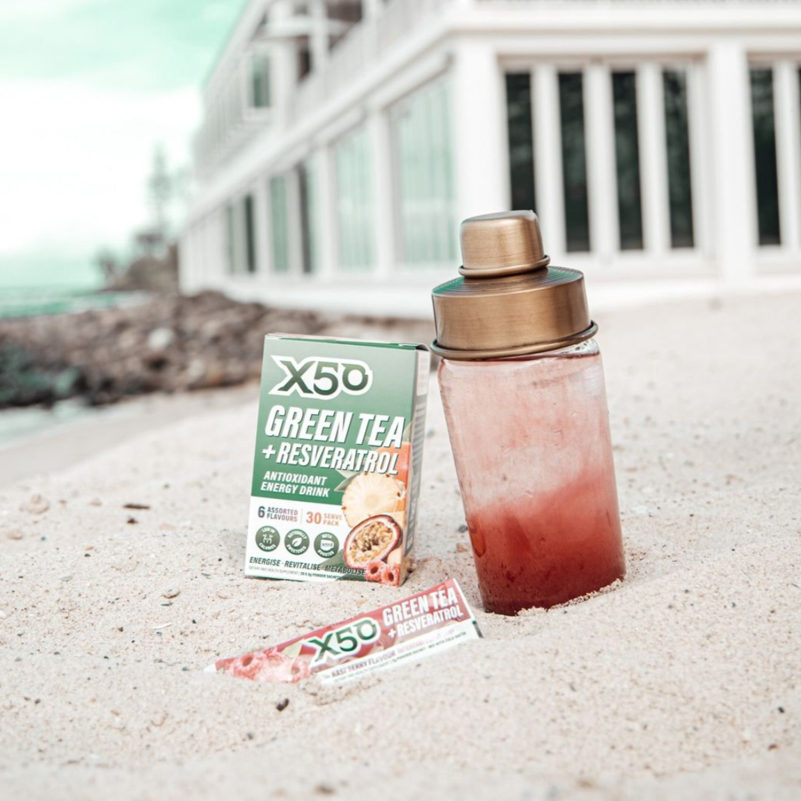 X50 Green Tea + Resveratrol