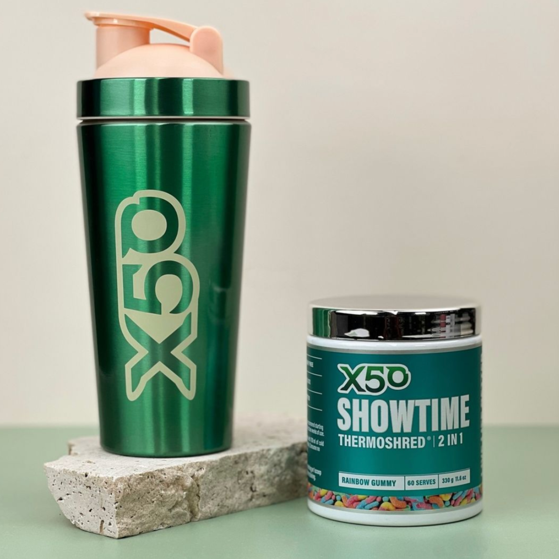 X50 Rainbow Gummy Showtime Thermoshred