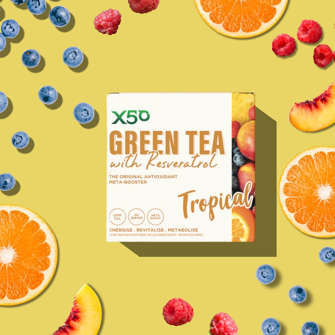 Tropical Green Tea X50 Resveratrol 60 Serves