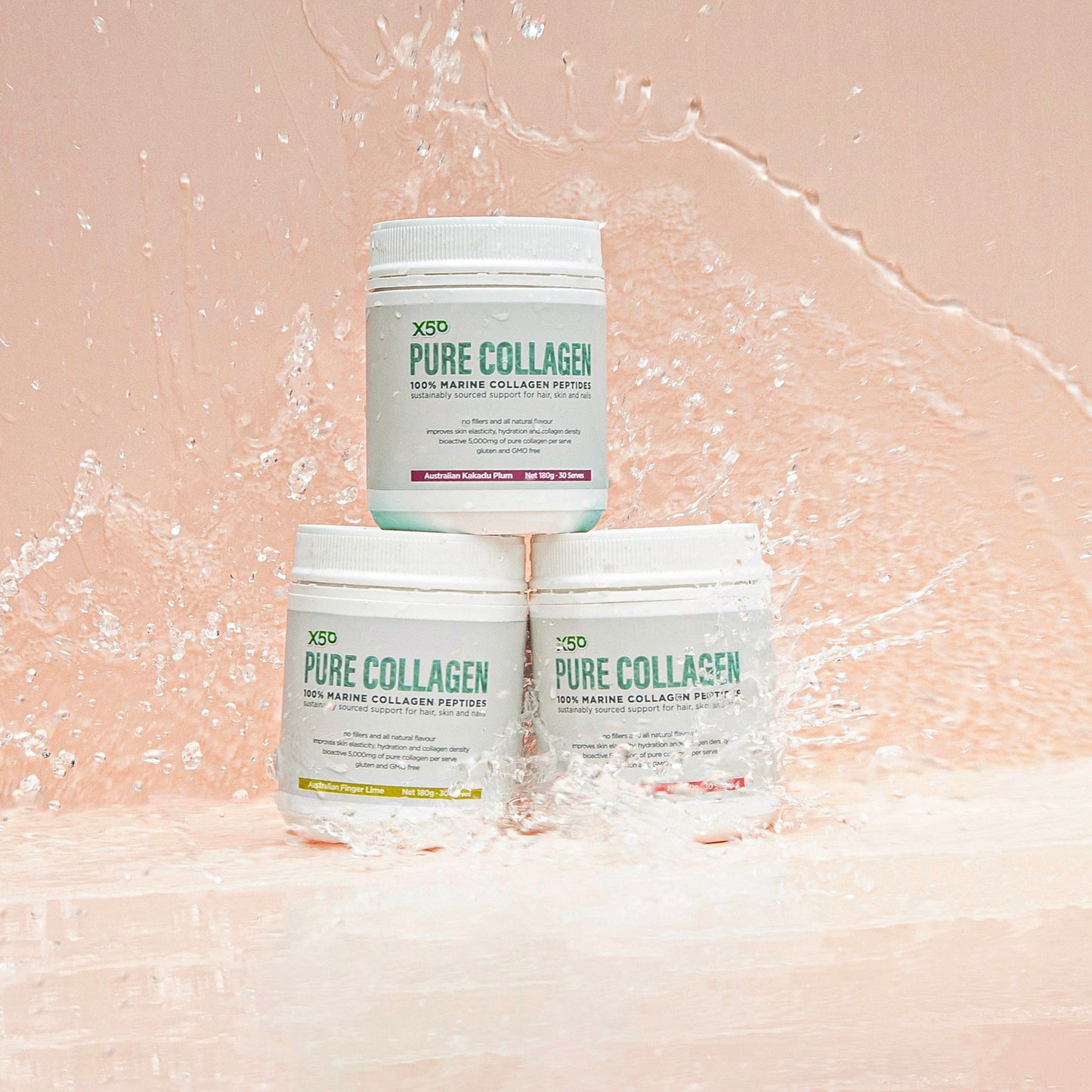 Kakadu Plum X50 Pure Collagen 100% Marine Collagen Peptides