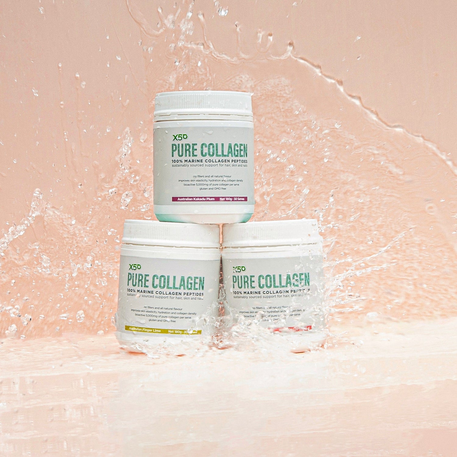 Kakadu Plum X50 Pure Collagen 100% Marine Collagen Peptides