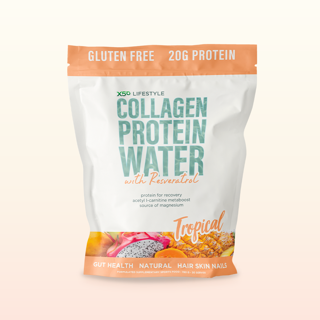 X50 Tropical X50 Collagen Protein Water with Resveratrol