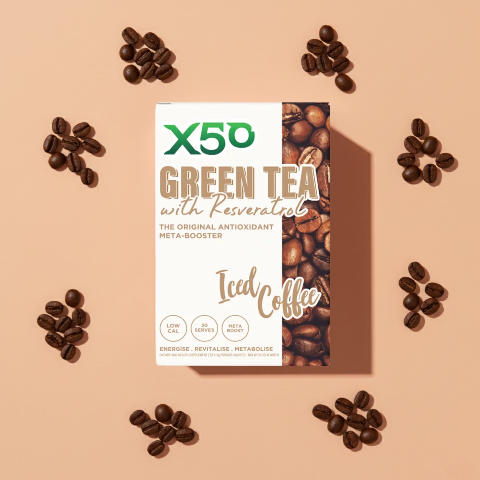 Iced Coffee Green Tea X50