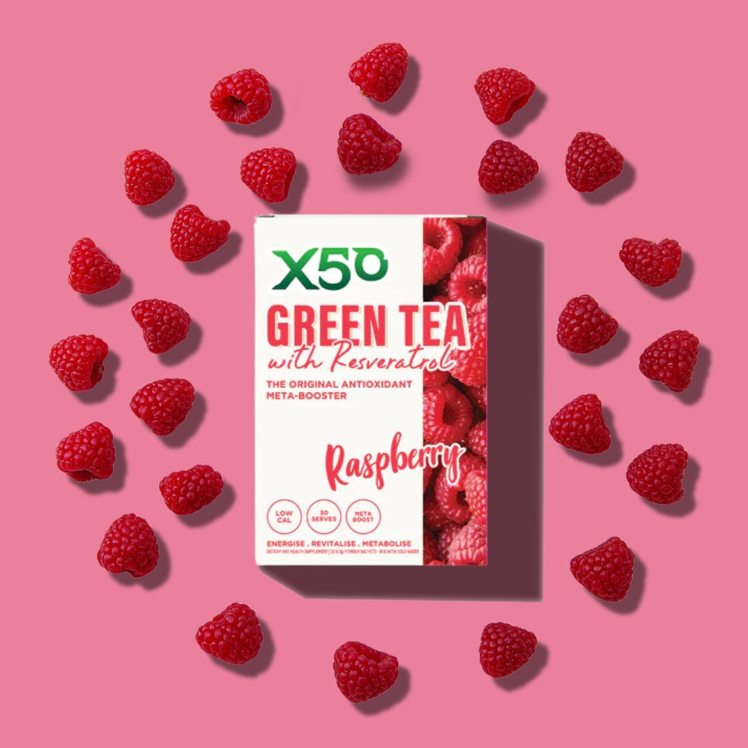 Raspberry Green Tea X50 30 serves