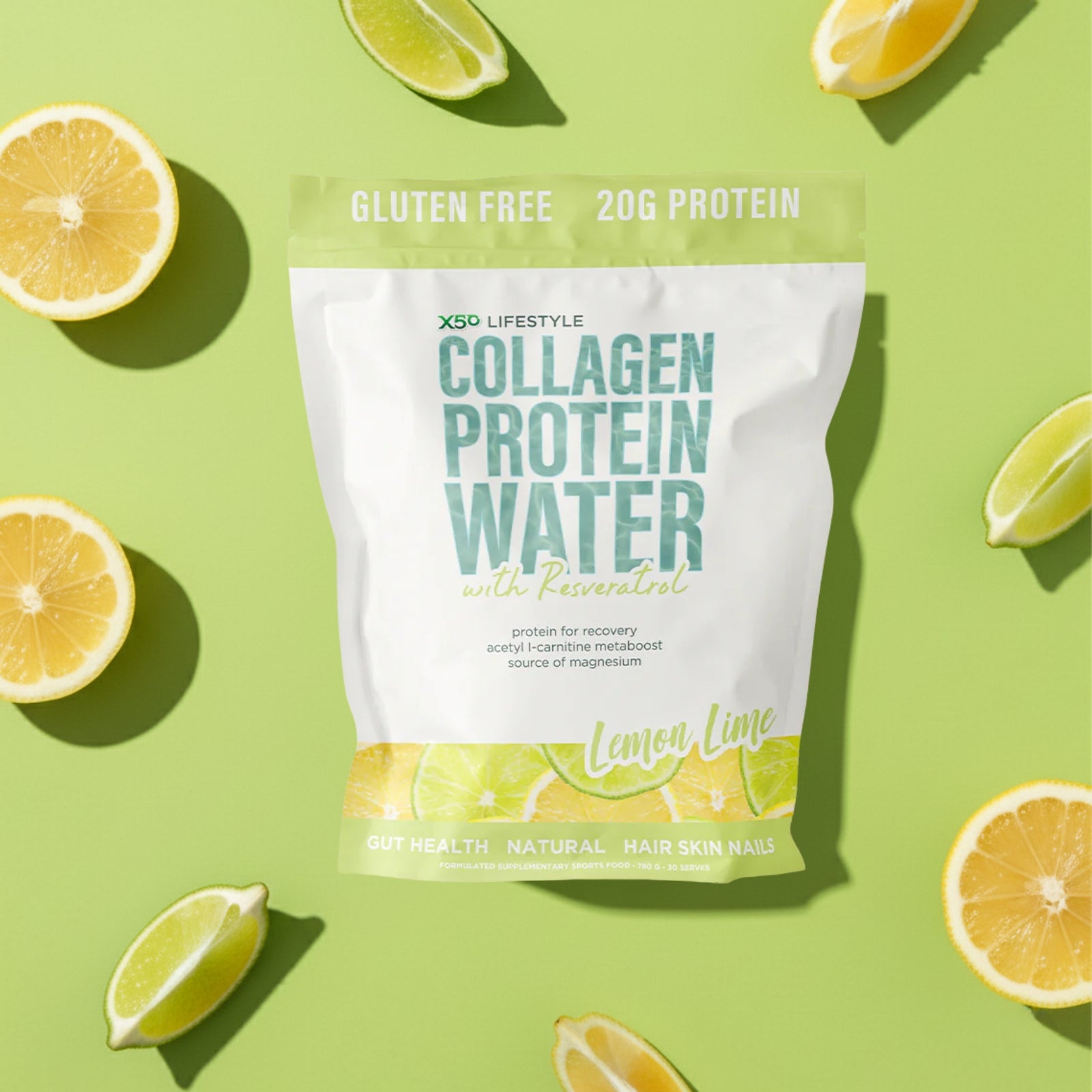 Lemon Lime X50 Collagen Protein Water