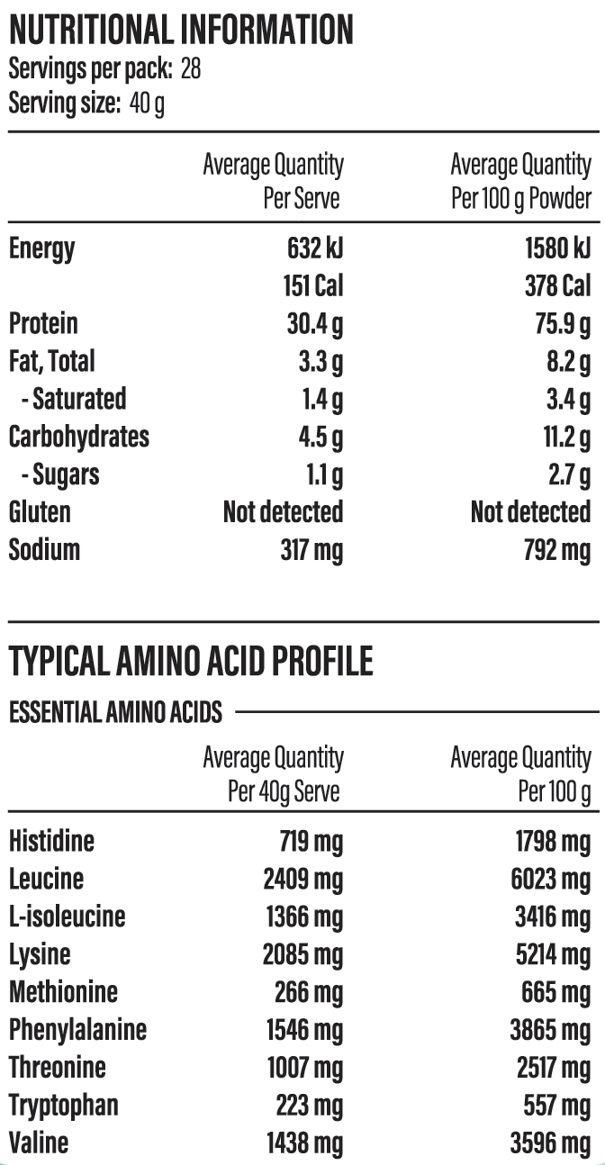 X50 Vanilla X50 Organic Plant Protein