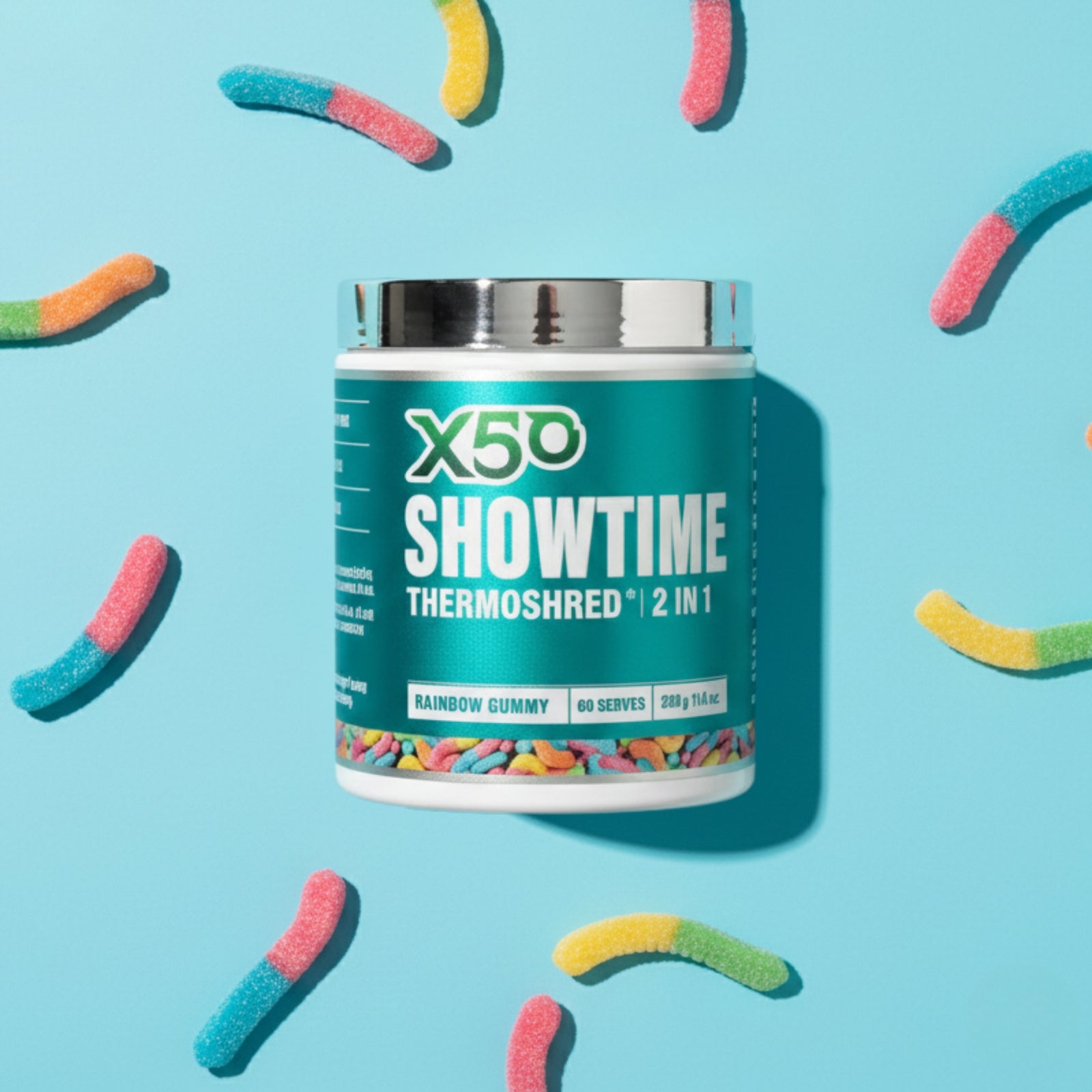 Rainbow Gummy X50 Showtime Thermoshred