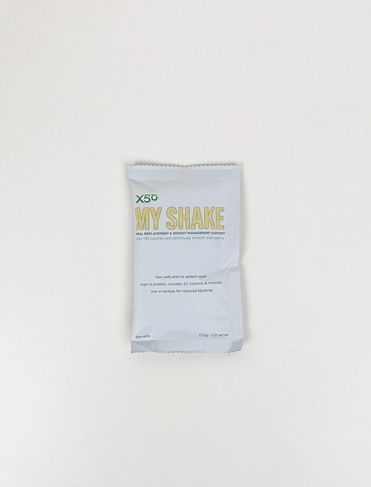 X50 Banana My Shake Meal Replacement Sample
