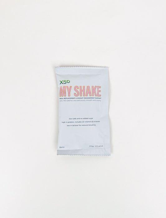 X50 Berry My Shake Meal Replacement Sample