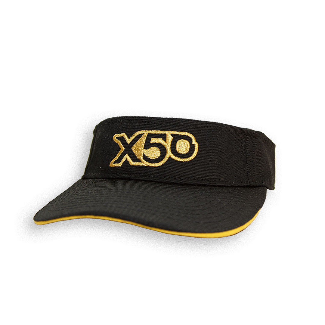 X50 Visor Canvas Black & Gold