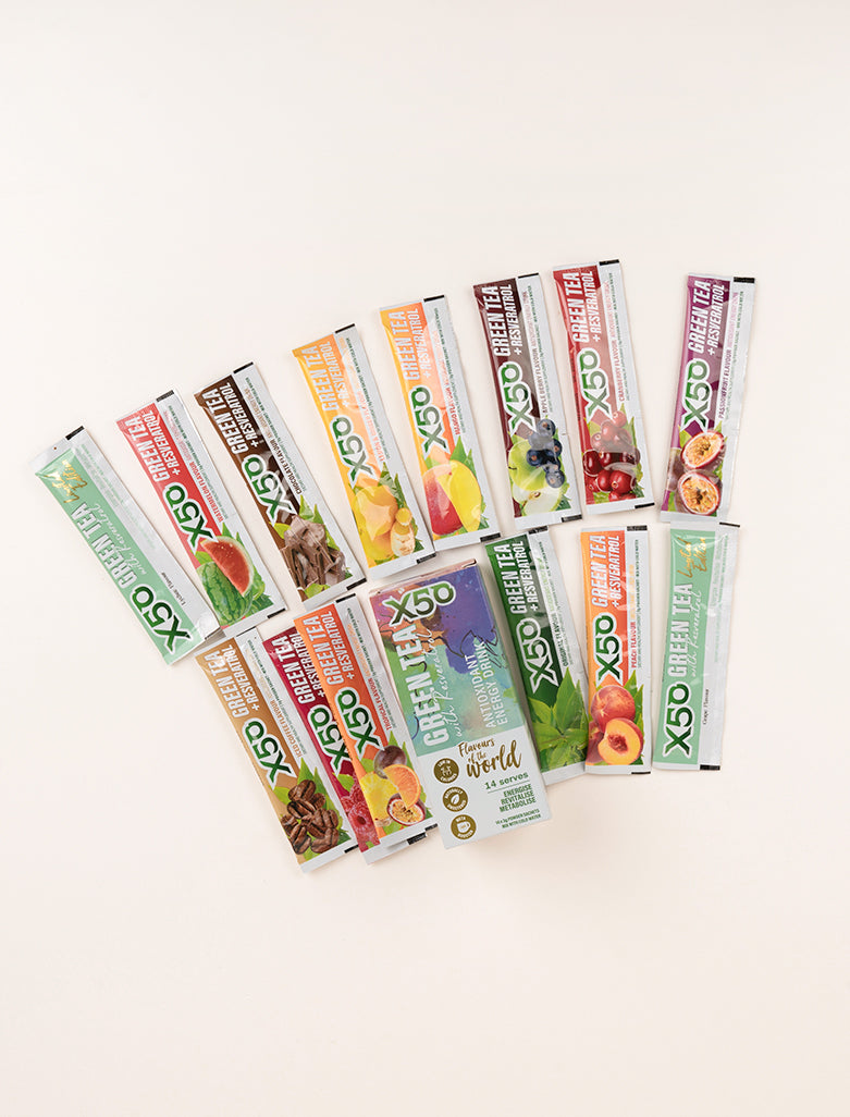Flavours Of The World Green Tea X50 - Variety Pack