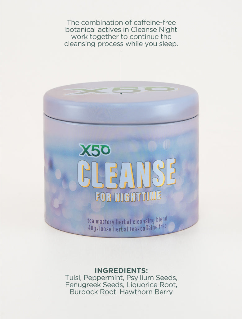 X50 Herbal Tea Mastery Cleansing Nighttime Blend