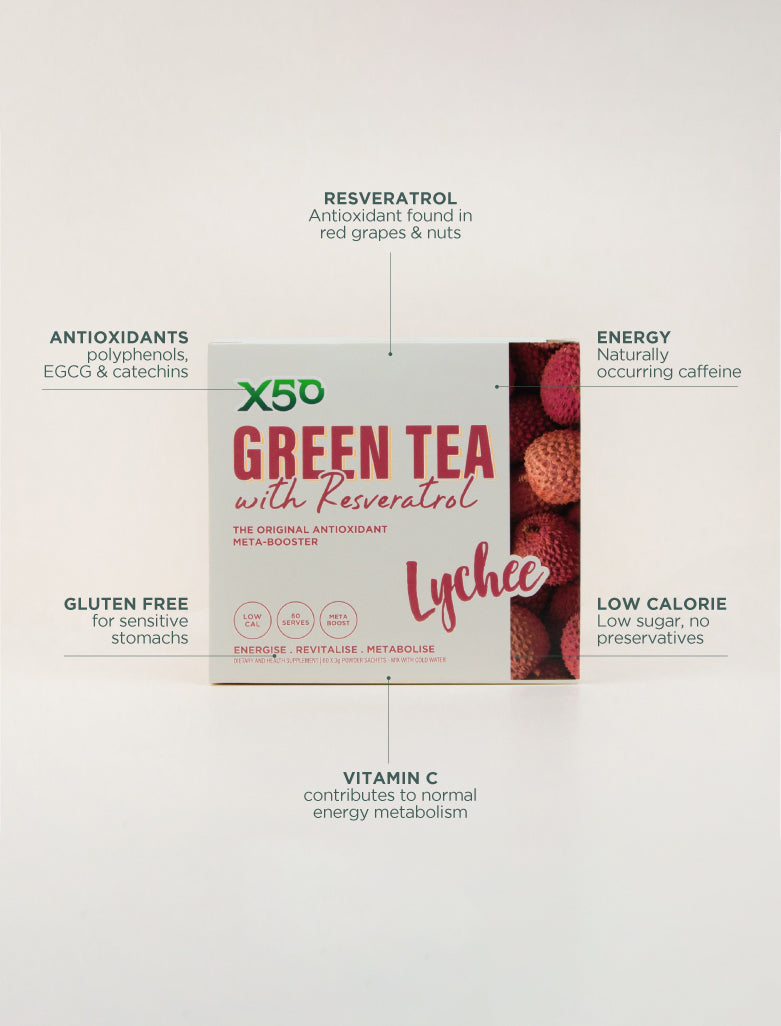 Lychee X50 Green Tea with Resveratrol
