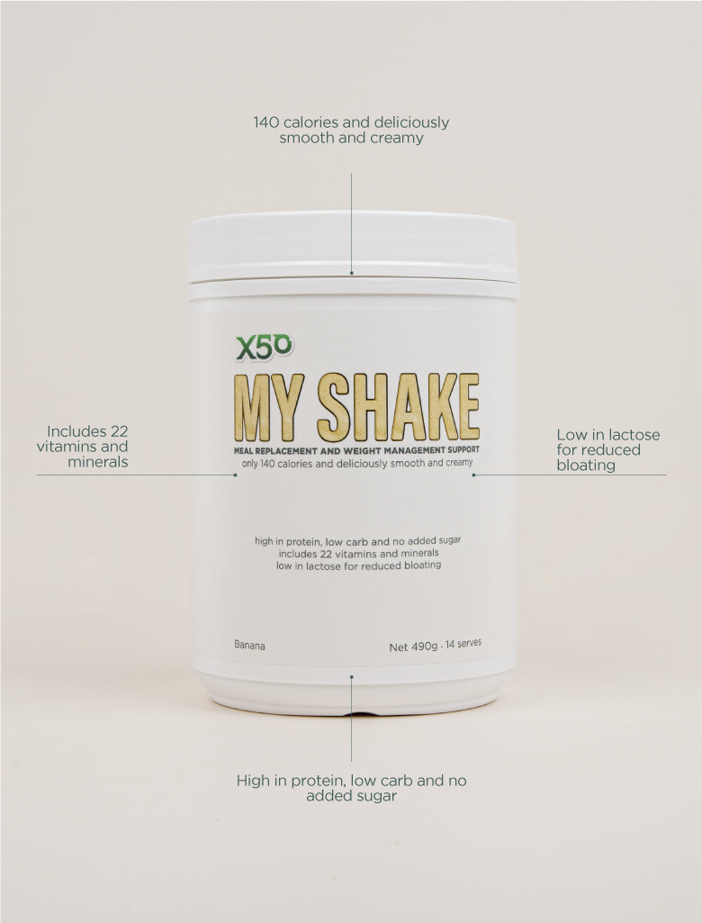 X50 My Shake Banana Meal Replacement
