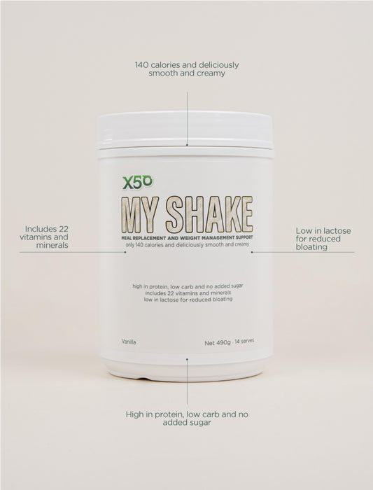 X50 My Shake Vanilla Meal Replacement