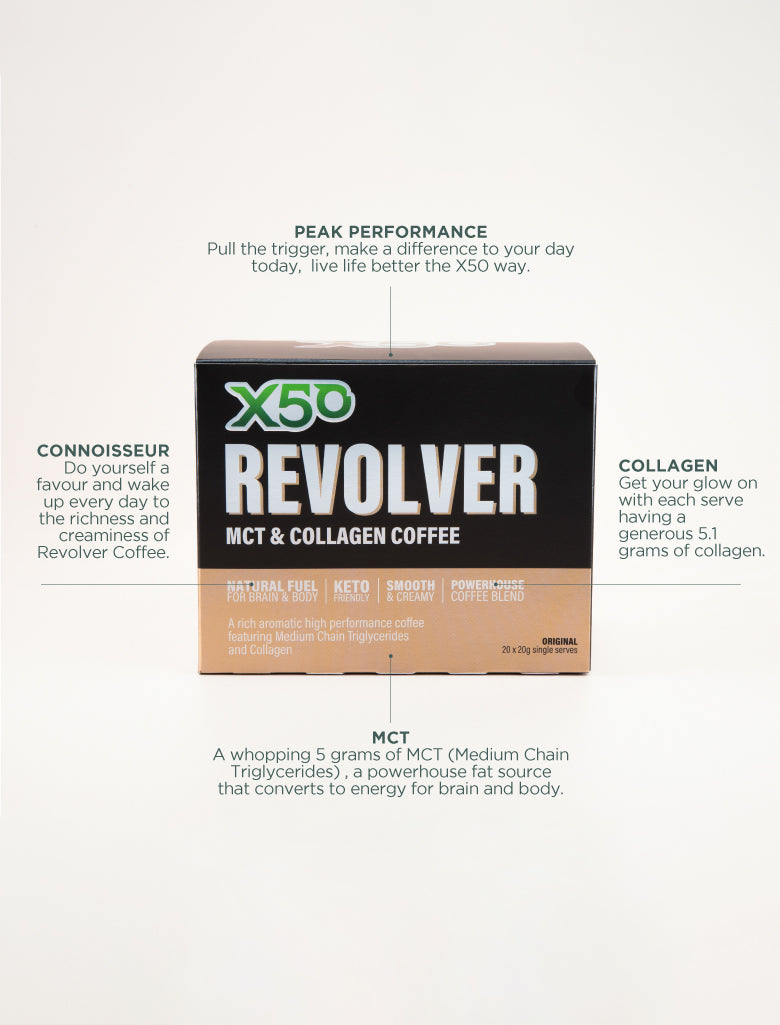 Original X50 Revolver MCT & Collagen Coffee