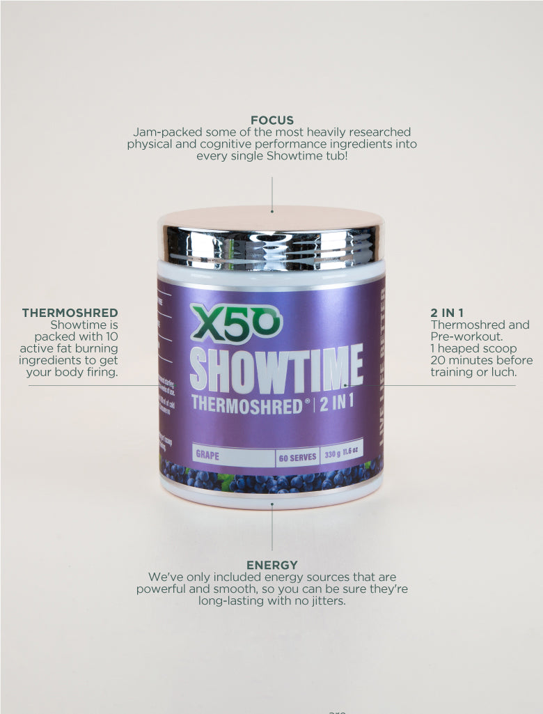 X50 Grape Showtime Thermoshred